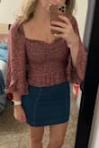 Exactly as it appears in the photo!! Doesn't feel like the sleeves are gonna fall off which I was worried about. - Sarah M.