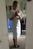 Wore this for a fancy girls night out- I felt like a queen. Truly such an elegant look with the sleeves so perfectly formed. A perfect tailoring to my body, I am tall so often dresses can be too short. However that was not the case! - Addie C.