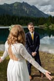 Absolutely love this dress!! The fit was a little big and I had to get some minor alterations, but was over the moon with the final product! Highly recommend for your wedding day, you will look amazing for less. - Chandra D.