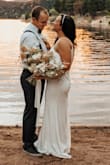 I wore this dress to my wedding pictures and it was so beautiful! It fit perfectly and hugged all the right places. I would highly recommend this! - Emily C.