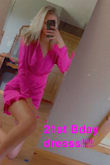 I absolutely love this dress! I bought this dress to try to copy the vibe Kylie Jenner did for her 21st barbie themed birthday and it is so perfect. Such a cute party dress and I plan to wear it to Vegas as well. - Nora K.