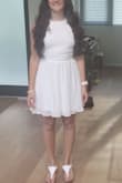 If you're a guy searching for a dress to get your Lady friend, look no further. 99% of the time, I'm terrible at getting her presents, but this time it worked. As you can see, she looks amazing and was perfect for a nice dinner. Definitely recommend. Her only complaint was "I wish I had bigger boobs" other than that it was a hit. - Stephen G.