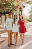 I bought this beautiful dress in size S. Fits perfectly. I loved it. It has good quality and a soft fabric. - Andrea R.