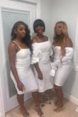 Luv luv this dress ordered it for an all white party and it was a showstopper. It fits perfectly, length is amazing and looks so expensive luv it so much that I ordered the pink one. - Zoe W.