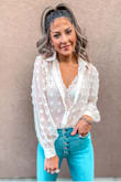 Such a pretty and delicate blouse. I love that's is see thru. - Anna S.