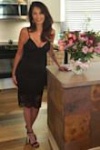 I bought this dress for my birthday dinner. It is very sexy, and classy. The only issue I had was one of the spaghetti straps broke when I first tried it on.. I think I pulled on it too hard when I was adjusting the strap, but I had it sewn back on. I received lots of compliments on it. - Adina L.