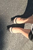 This was one of two shoes I ordered for the first time from Lulus and was a bit nervous about the size from reading reviews saying they run big but when I got them and put them on, they not only fit perfect but walked in them all day including during breaks and lunch and didn't get blisters or cuts. Love it! - Karen V.