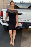 This dress was better than I hoped. It has all the sex appeal without being trashy. So comfortable and easy to wear. - Meghan M.