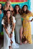 I am 5'2 and the dress is just a bit too long for me - but I wore flat sandals, so I am sure if I wore heels it would have fit perfectly. Dress is very cute - only thing I did not like was that it hugged my stomach and I would recommend wearing no show underwear. - Sarah Z.