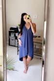 My go to dress!! I now have this dress in 2 colors and am about to purchase it in a third color. This is the most flattering and versatile summer/fall dress one could ever own! If you don't have this dress in your closet, what are you waiting for?! Fits true to size, it's so light & breezy, definitely need this in MORE colors! - Reilly B.