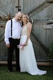 I bought this dress in white for myself and in pink for my three daughters to wear as their bridesmaid dresses for my wedding. We all ordered the same size and they fit us all perfectly the only alterations we needed was to have them hemmed. These are very good quality dresses and I couldn't be happier with how it all came together. They looked beautiful and everybody loved them! - Donya L.