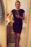 I was so happy with this dress! I feel like it's the perfect blend of sexy and classy. The length was perfect for me and ran true to size. Look at others reviews with similar measurements to yours and you should be fine. I'm in love with this dress! And it arrived on my 50th birthday, so I'm feeling fabulous! - Shannon M.