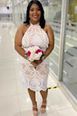 "Dress of very good fabric and that fits perfectly" Translated by staff at Lulus - Pamela M.