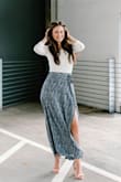 Fit perfectly and loved the slit, good quality, very comfortable... Glad u chose this skirt for my pictures! - Brynn C.