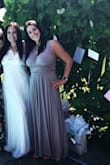 This dress is super comfy. I got it to wear to a bridal shower, I received many compliments on it. I will definitely wear it again for future events. If you are bigger chested it can really accentuate your parts so just watch out for that. Haha, otherwise you can wear it in so many ways I'm sure something would be able to cover them up! - Natalle S.