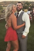 I am obsessed with this rust color! Wore this to a Summer wedding and it was great. - Autumn W.