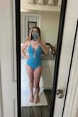 I love the color and the material is so soft and stretchy! It is very cheeky, but I love it! - Jessica B.