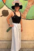 Love it! I have a long torso so finding bodysuits  that fit correctly can be challenging. This onesie fits perfectly and it's really easy to snap together. It's super comfortable and I felt so confident in it! My skirt, hat, and belt are all from Lulus too! - Laura H.