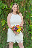 I can't say anything bad about this dress. Quality, comfort & style! Great dress for many occasions. I bought this for my wedding and I couldn't have been more happy with my purchase! - Jodi I.