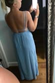 Ordered this dress for a wedding, the weather ended up being warmer so I didn't wear the dress but I will be wearing it to a wedding next month! - Samanth L.