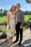 Bought this dress to wear to a wedding and absolutely loved it! Went with a large at first; however, it was too big so I exchanged it for a medium. I am normally a medium but thought I would need a large in the bust. The exchange went smoothly and the medium fit well. Can't wait to order another dress! - Amelia C.