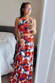 I feel like a flower goddess in this two-piece set. 
I'm 5'0" so I definitely need to hem the skirt. 
You need to get this set in your life - Patricia R.