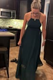 Love the dress! Perfect color and fit (and length!)!! I bought it as a bridesmaid dress, but I think I will wear it again for some family photos! - Christina M.