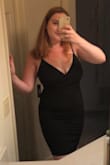 I LOVE this dress. It's super flattering and stretchy. If it comes back in stock in different colors I'll be buying them all! - Katherine H.