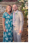 I bought this dress for a summer wedding. The color/pattern and material were great. The length worked with heels or flats. Only issue I had was that the top was too large. I had to pin it higher so that my bra didn't show. I probably could have sized up in regards to the waist, but my concern was that then the top would be even larger. I'm probably going to add some snaps to help the top part fit better, but I will definitely be wearing it again! - Jessica C.