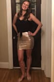 This skirt was absolutely perfect! I wore it for a bachelorette party and it was long enough for me to feel covered while still showing off my legs. The color was great and can be worn with different tops for a completely different look. - Kendall D.