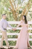 So happy with this purchase! My photographer @amiragrayphotography highly recommended Lulus for the kind of neutral flowy dress I was looking for. I ended up wearing this dress for my engagement photos and I am so happy with the way it photographed and the way it fit. It was definitely too long to comfortably walk in without lifting it up, but I didn't have time to get it altered before our photoshoot. I will definitely get this altered at a later time so I can wear it out again! - Melanie F.
