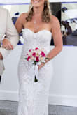 Bought this since my original wedding date keeps getting pushed back due to COVID. My fiancé and I decided to get married in 2 weeks. Bought this dress for our small wedding ceremony and loved it! Everyone is still complimenting me on how beautiful it was! It truly fit like a glove. I will now be wearing this as my second dress to change into for our big wedding whenever that may be! It was so comfortable!! You will love it, I promise you! - Kate R.