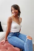 I'm normally an xs in tops, but decided to size up to a small. It fits, but an xs would have been tiny, so size up. It's very cute though! - Joanna F.