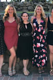 I loved this dress but I was a little skeptical how forgiving it would be and also I have a long torso and dresses like this often end up being too short in the front if you know what I mean?! But it was super flattering and it wasn't too short. I can't wait to wear this dress again! I used one of those sticky bras which made me feel more comfortable but you could go without a bra. - Beth L.