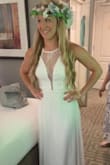 Yep that's right! This was my wedding dress. Casual and lightweight for an outdoor wedding in VA but dressy enough to pull it off! Love the lace and a very comfortable fit! Couldn't have been happier! - Katie T.