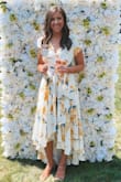 I loved every minute of wearing this dress at my bridal shower. The compliments on it were countless. It's even prettier in person than it is in the pictures if that's possible! - Shauni S.