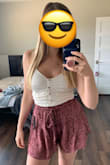 So I'm a solid Lulus medium, and I found the shorts to be a hair tight. I won't change the size, but if you're in-between and deciding, size up. They're not form fitting anyways, so who cares what size you wear. These are really cute and flattering, and come with a matching top if you so wish! - Ellen P.