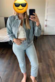 This is everything I never knew (lol I knew) I wanted. It the perfect jean + bomber jacket combo. I honestly can't stop wearing it. - Ellen P.