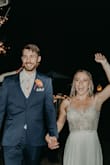 I wish I could wear this dress all the time, not just my wedding! The beading is absolutely gorgeous in person. So elegant. I got so many compliments all night. FYI I did have to hem the bottom. Even with 3 inch heels it was 4 inches too long. - Rachael A.