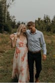 Loved this dress for my engagement photos. The fabric flowed beautifully and the print was perfect for outdoor photos. I had to remove the bust snap because it was pulling, I used body tape to secure the neckline. I also think I could have gone down a size. - Danielle H.