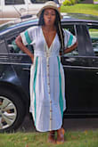Very beautiful dress, love the fabric, very comfortable fitting - Linda D.