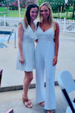 I bought this for my daughter for her sisters wedding shower and the dress is gorgeous. She is really skinny so it may have been a tad big on her but if you have more curve it will fit perfectly. The material is extremely nice. And the cut and style and very flattering. A must have! Thank you. - Shanah C.