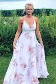 This dress fit like a dream. It was a little tight in the bust area when buttoned so I just left it unbuttoned. So many compliments! - Allison A.