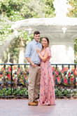 I loved this dress and wore it for my engagement photos. However, it definitely runs long, and even with 4" high heels I had to hold the dress while walking. That said, if you're taller than 5'5" you probably wouldn't have an issue with the length of this dress. - Rebecca Y.