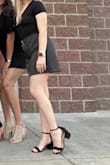 These are my go to heels for any occasion. You can dress them up or down. They are very comfortable with the small heel and little padding on the shoe. My toes almost reach the edge of the front of the heels, but I think that's how these heels are suppose to fit. I would 10/10 recommend! - Aubrey A.