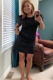 I wasn't sure how I'd feel about this dress. Got it for a few cocktail events and it's perfect. Great fit in all the right places. I'm 51 years old and it suits me and my personality. Highly recommend. Feeling elegant and sassy. - Amy S.