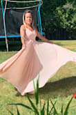 ABSOLUTELY AMAZING and FAST DELIVERY!! This dress is beautiful inside and out. I had ordered this dress for my sister's wedding and it came quick. True to its color and fits just PERFECT! I couldn't be more happy, but my sisters happiness was what mattered and she had nothing but a SMILE on her face! All her bridesmaids ordered from Lulus and NOT ONE OF US WAS UNSATISFIED! Thank you Lulus WE WILL BE BACK! BRIDESMAIDS ARE ALL WEARING LULUS DRESSES!! PERFECTION RIGHT?? - Melissa M.