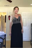 This fit great! It is just a tad long, but can still be worn without tripping. The material is so nice and can be dressed up or worn casually. - Sarah R.