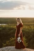 Perfect dress for an engagement shoot! I had to get the dress altered as it was a little too long but everything else fit perfectly! - Kaylee W.