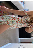 The fabric is stretchy in all the right places and it's a perfect length, even for someone as short as I am.  Wore it once so far and got several comments on it. Definitely worth the money spent and I wish it came in other designs/colors so I could order more :) - Ashley D.